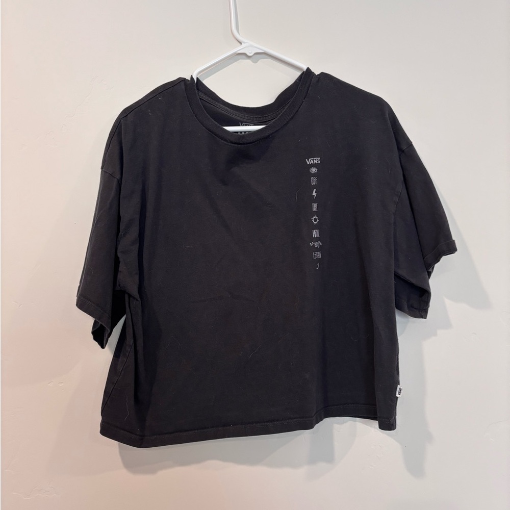 Vans Kids Black Graphic Tee